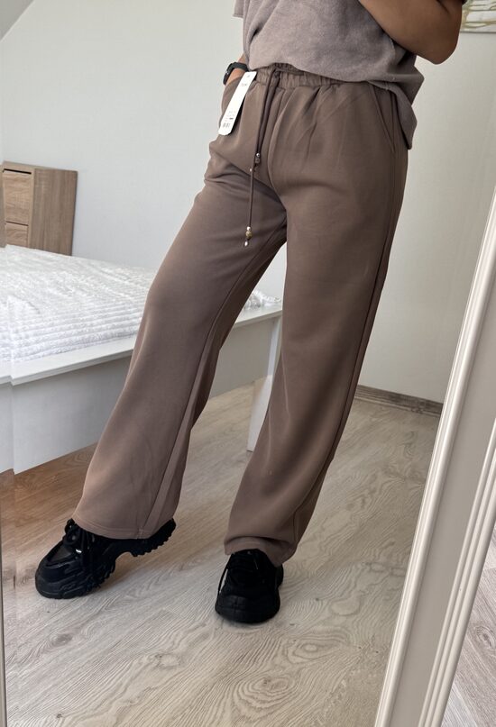 Bēšas brīvā laika bikses 2XL