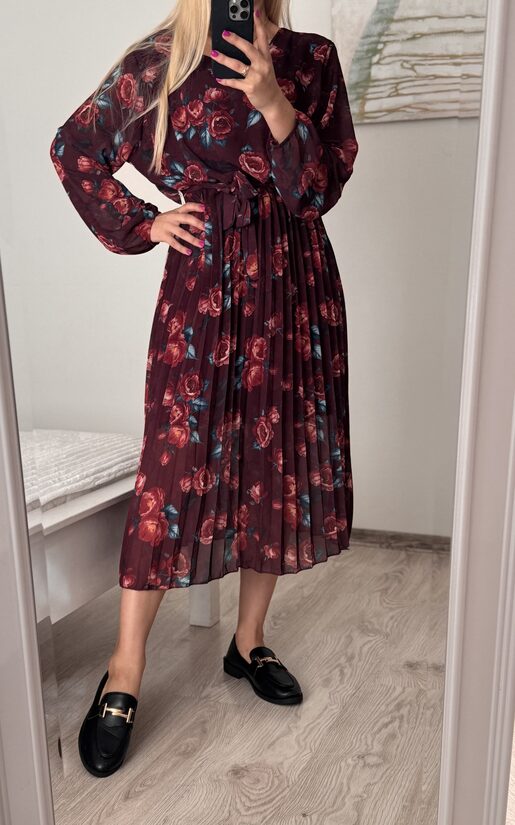 Ziedu kleita L-2XL